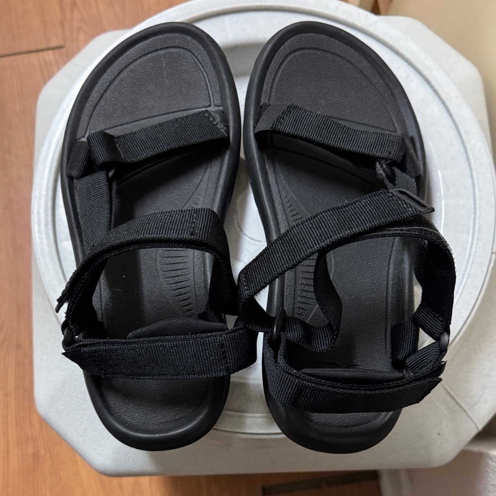 Teva Black Adventure Sandals